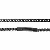 Stainless Steel Solid Wheat Chain Necklace