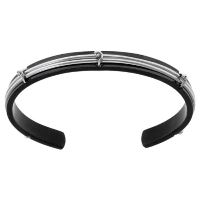 Mens Stainless Steel Bangle Bracelet