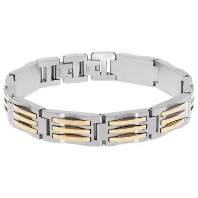 Mens Stainless Steel Wrap Bracelet