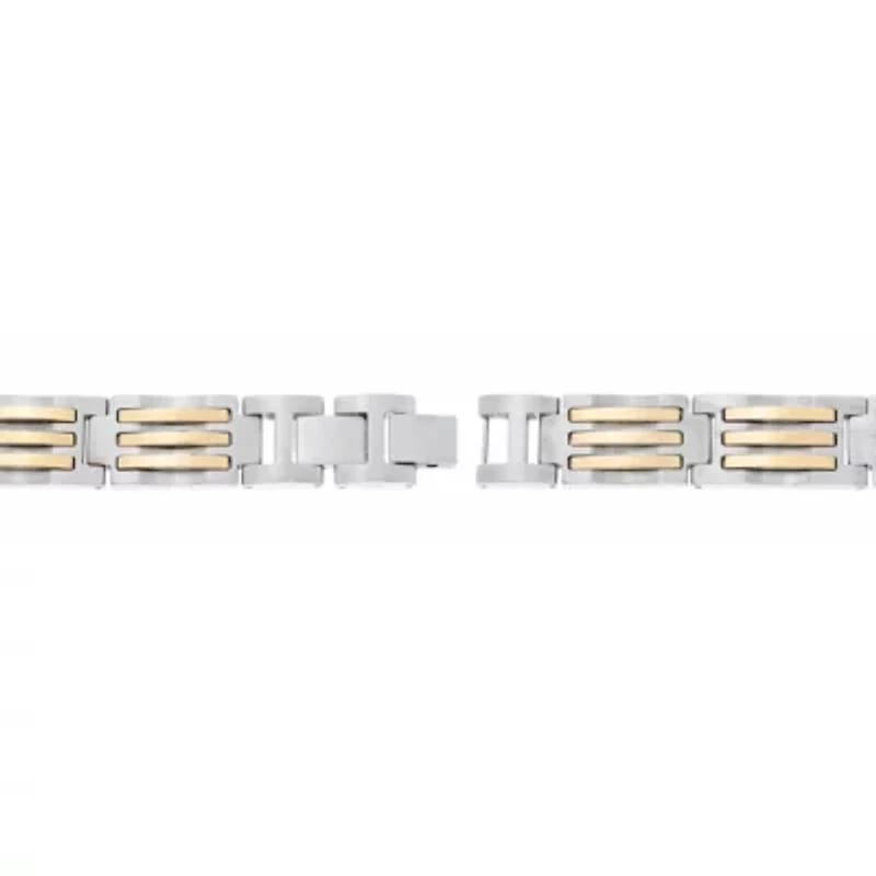 Mens Stainless Steel Wrap Bracelet