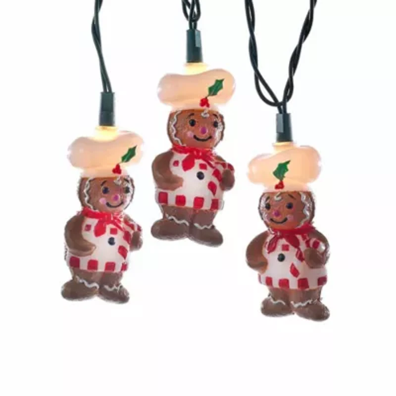 Kurt Adler Gingerbread Light Set