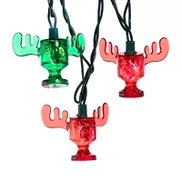 Kurt Adler National Lampoon Christmas Vacation™ Red and Green Wally World Moose Mug Light Set