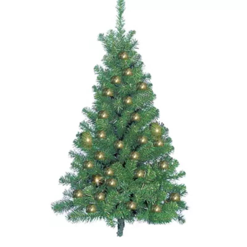 Kurt Adler 4 ft. Pre-Lit Norway Pine Wall Christmas Tree