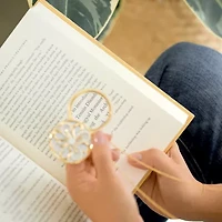 5X Magnifying Dove Womens 1 CT. T.W. Cubic Zirconia Pure Silver Over Brass Cross Pendant Necklace