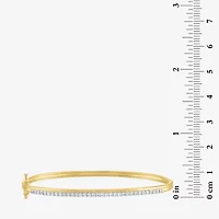 Diamond Addiction (G-H / Si2-I1) Womens /2 CT. T.W. Lab Grown White 10K Gold Bangle Bracelet