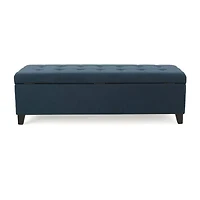Mission Tufted Upholstered Ottoman