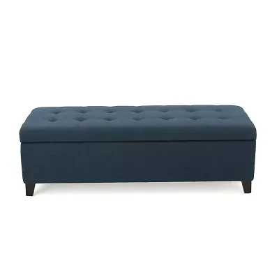 Mission Tufted Upholstered Ottoman