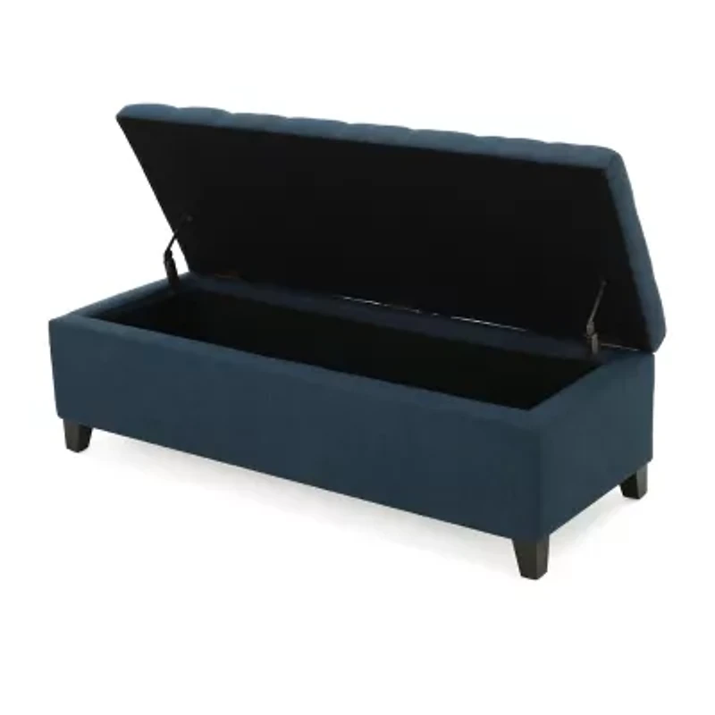 Mission Tufted Upholstered Ottoman