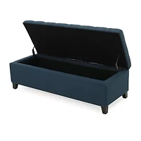 Mission Tufted Upholstered Ottoman