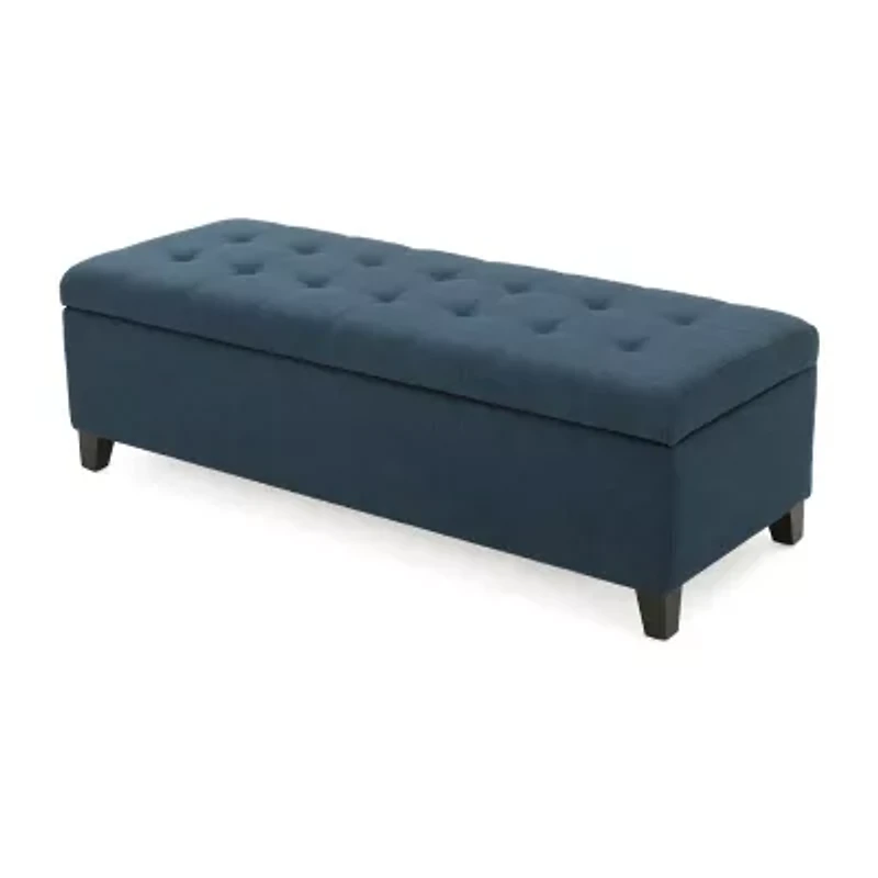 Mission Tufted Upholstered Ottoman