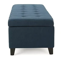 Mission Tufted Upholstered Ottoman