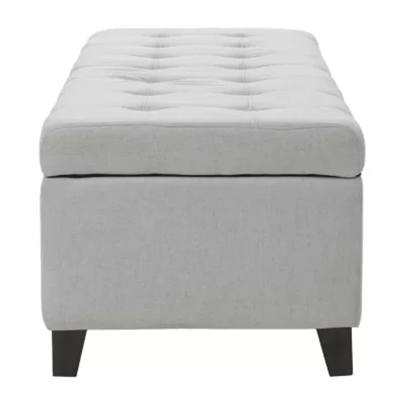 Mission Tufted Upholstered Ottoman