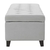 Mission Tufted Upholstered Ottoman