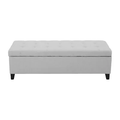 Mission Tufted Upholstered Ottoman
