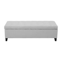 Mission Tufted Upholstered Ottoman