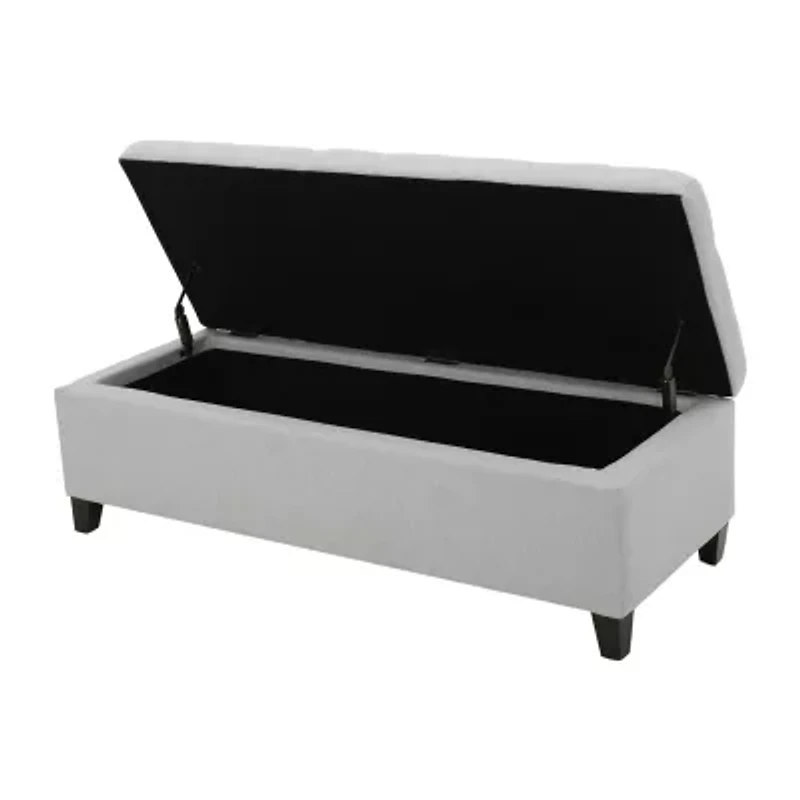 Mission Tufted Upholstered Ottoman