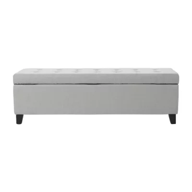 Mission Tufted Upholstered Ottoman