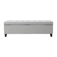 Mission Tufted Upholstered Ottoman