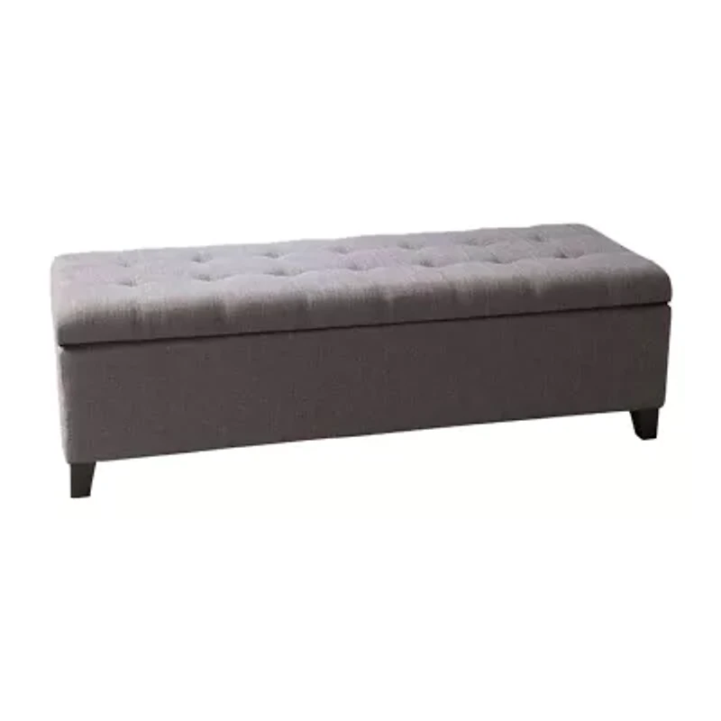 Mission Tufted Upholstered Ottoman