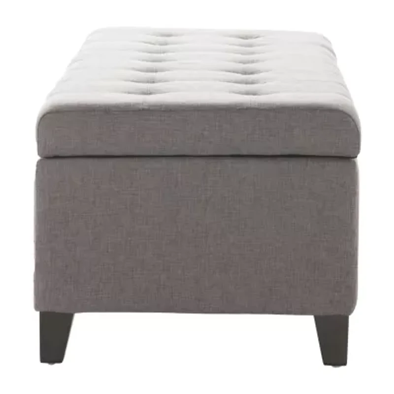 Mission Tufted Upholstered Ottoman