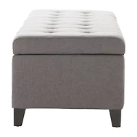 Mission Tufted Upholstered Ottoman