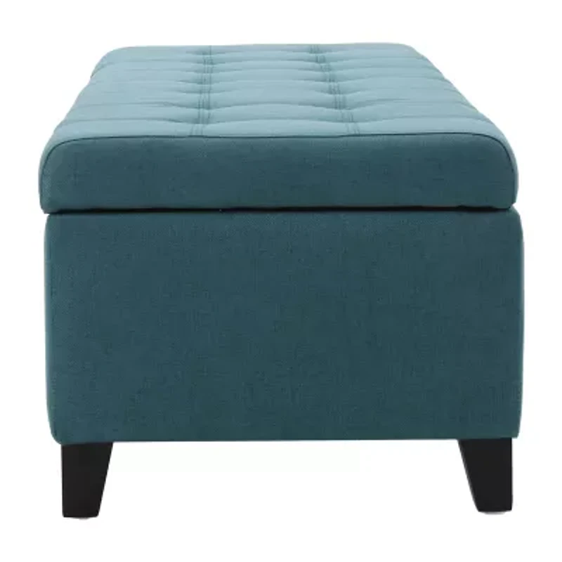 Mission Tufted Upholstered Ottoman