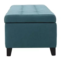 Mission Tufted Upholstered Ottoman