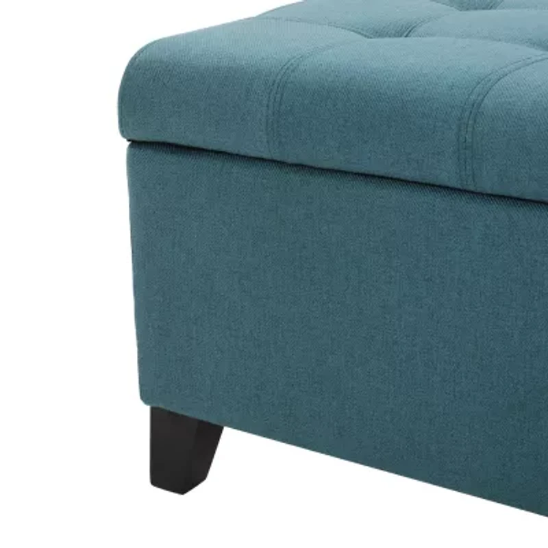 Mission Tufted Upholstered Ottoman