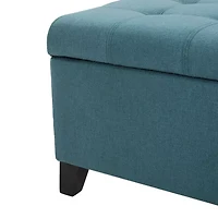 Mission Tufted Upholstered Ottoman