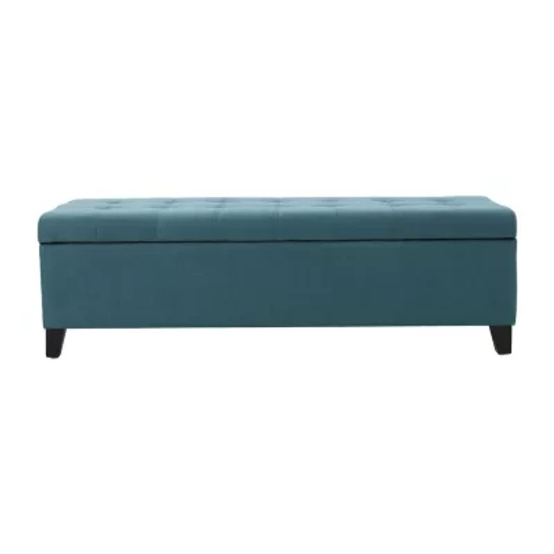 Mission Tufted Upholstered Ottoman