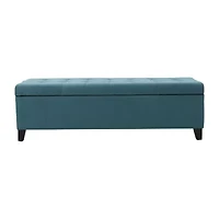 Mission Tufted Upholstered Ottoman