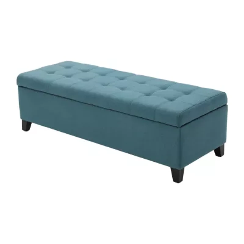 Mission Tufted Upholstered Ottoman