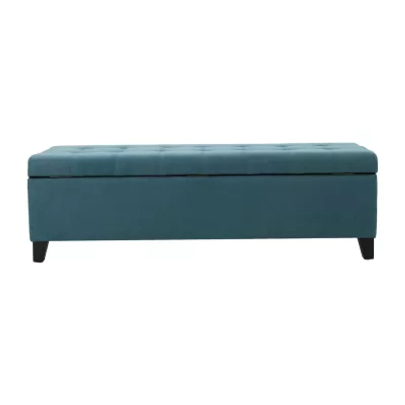 Mission Tufted Upholstered Ottoman