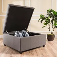 Calrsbad Tufted Upholstered Ottoman