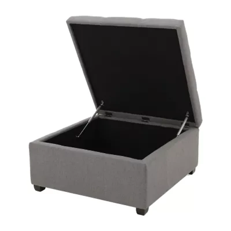 Calrsbad Tufted Upholstered Ottoman