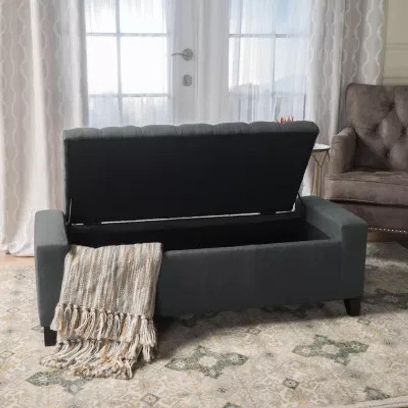 Hikaru Tufted Upholstered Ottoman