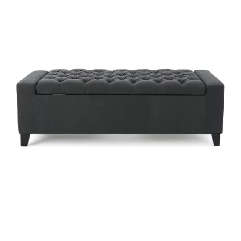 Hikaru Tufted Upholstered Ottoman