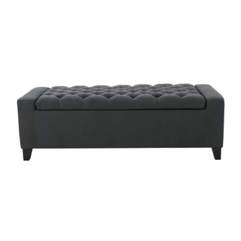 Hikaru Tufted Upholstered Ottoman