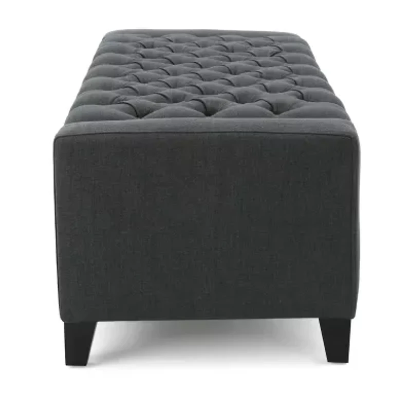 Hikaru Tufted Upholstered Ottoman