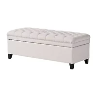 Juliana Tufted Upholstered Ottoman