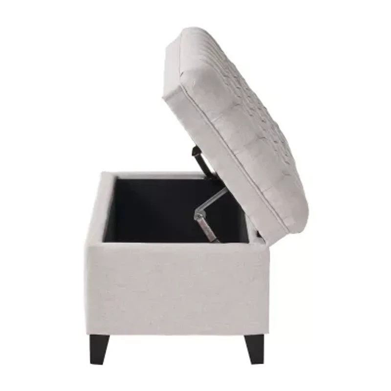 Juliana Tufted Upholstered Ottoman