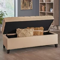 Juliana Tufted Upholstered Ottoman