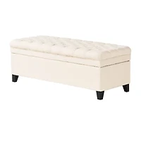 Juliana Tufted Upholstered Ottoman