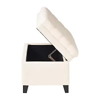 Juliana Tufted Upholstered Ottoman
