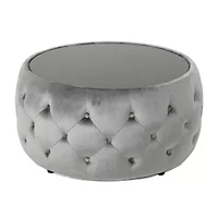Chana Tufted Upholstered Ottoman
