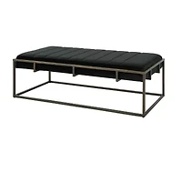 Magdalene Tufted Upholstered Ottoman