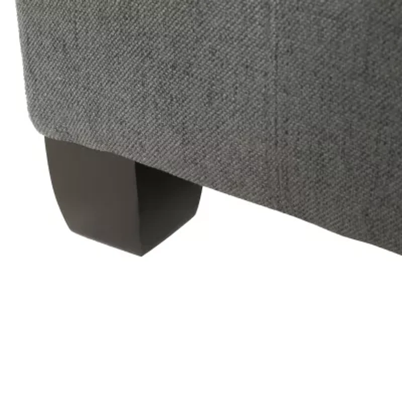 Isabella Tufted Upholstered Ottoman
