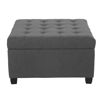 Isabella Tufted Upholstered Ottoman