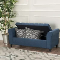 Keiko Upholstered Tufted Bench