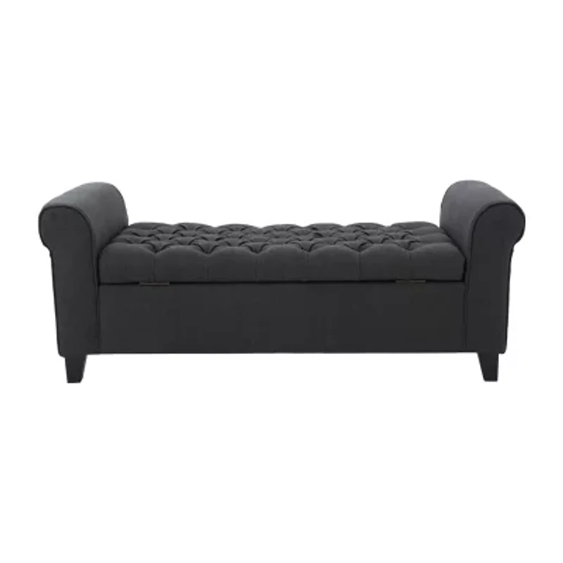Keiko Upholstered Tufted Bench